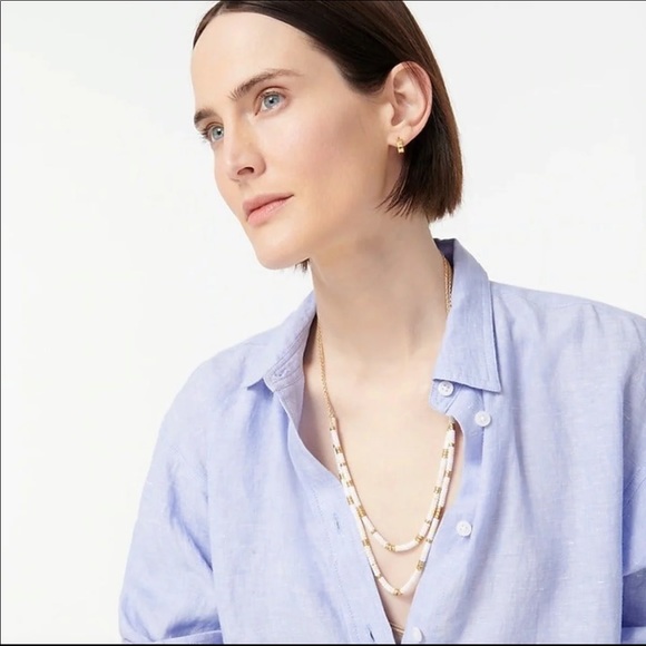 J.crew Layered chevron bead necklace - Picture 2 of 10